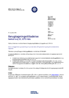 Ibrugtagningstilladelse