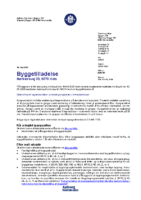 Byggetilladelse gynge-trædesten